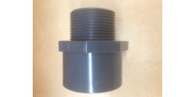 UPVC MALE ADAPTER, 1 1/4 INCH, ANSI SOCKET ONE END, MALE THREAD OTHER END